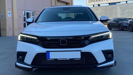 HONDA CIVIC FE1 2022 IÇIN UYUMLU PANJUR KAPLAMA - PIANO BLACK 3 PARÇA